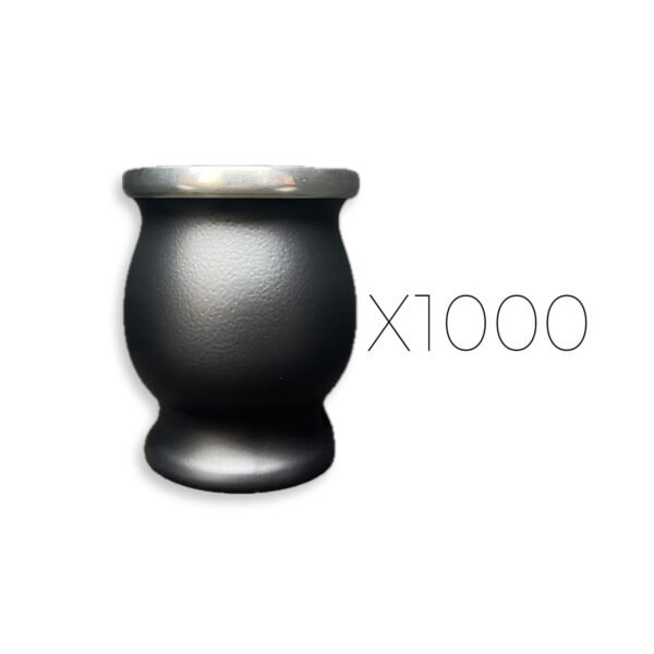 Mates termicos de acero inoxidable "personalizados" grabado en laser x 1000 unidades (color a elección)