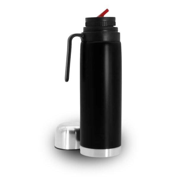 KIT MATEMETAL - Termo, bombilla y mate de acero inoxidable (consulte grabado laser personalizado) - Imagen 3